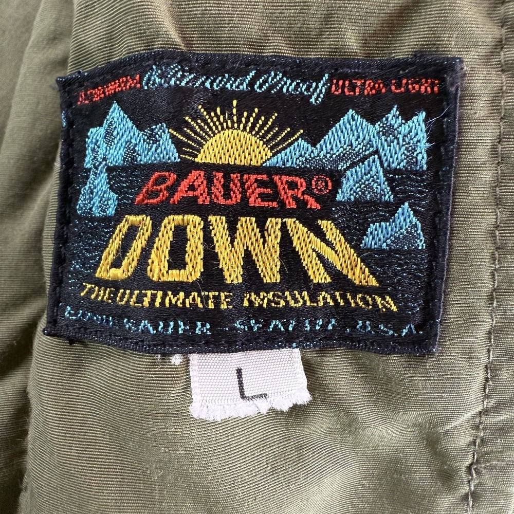 60s Eddie Bauer L Blizzard Proof Expedition Goose Down Lining Outfitter Coat USA - Picture 2 of 7
